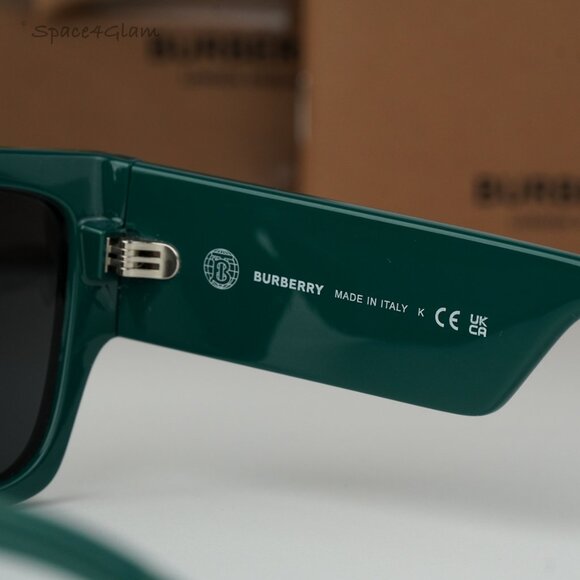 BRAND NEW Burberry BE4397U MICAH 407187 Green Grey Unisex Sunglasses BE 4397U - Picture 5 of 9